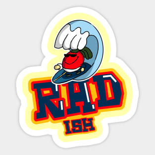 Radish Surfing Sticker